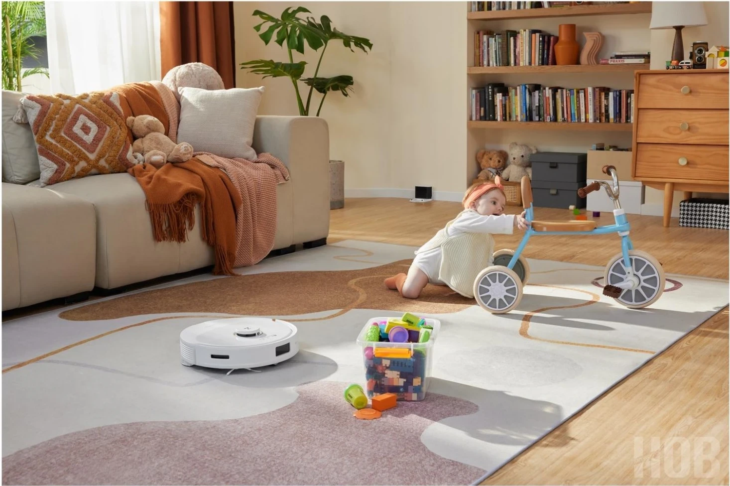 Robot Pastrues dhe Mop Roborock Q8 Max, i bardhë