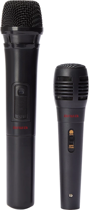 Altoparlant Bluetooth Aiwa KBTUS-400 50W RMS / 400W PMPO me RGB LED, set me 2 mikrofonë + telekomandë, i zi