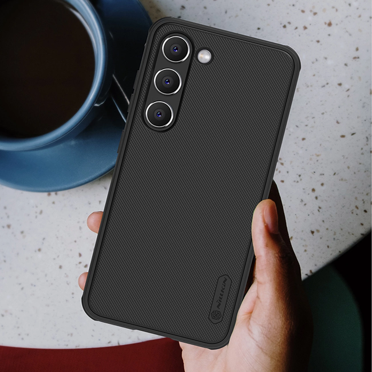 Mbështjellës Nillkin Super Frosted Shield Pro për Samsung Galaxy S23+, i kuq