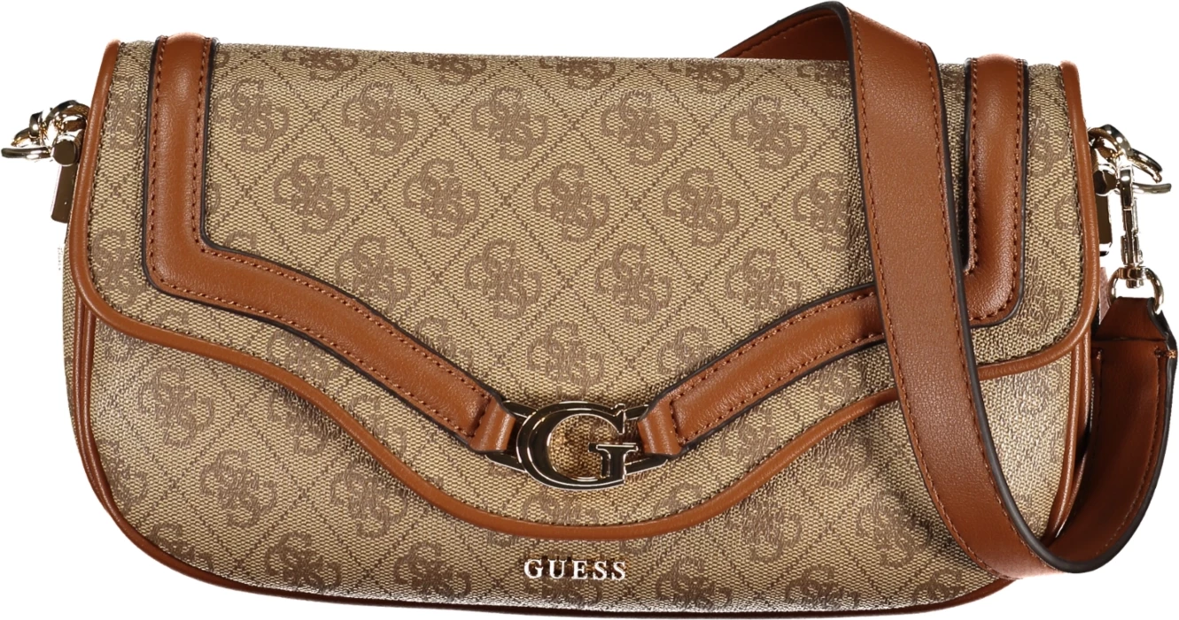 Çantë femra GUESS JEANS DEA BAG, bezhë