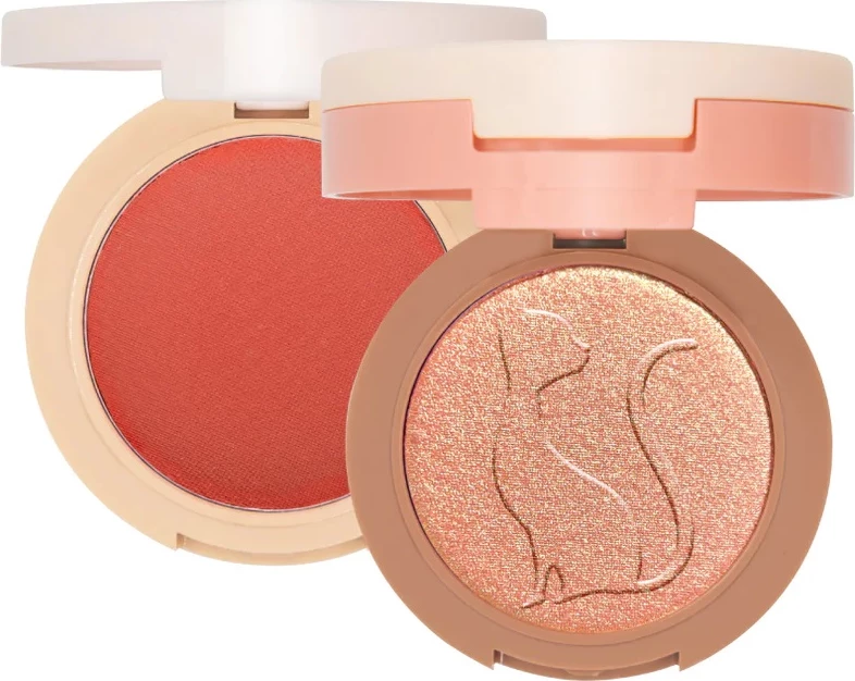 Blush + Highlighter për femra J.Cat Beauty Piece of Cake 103 Mcflirty, 12.1g