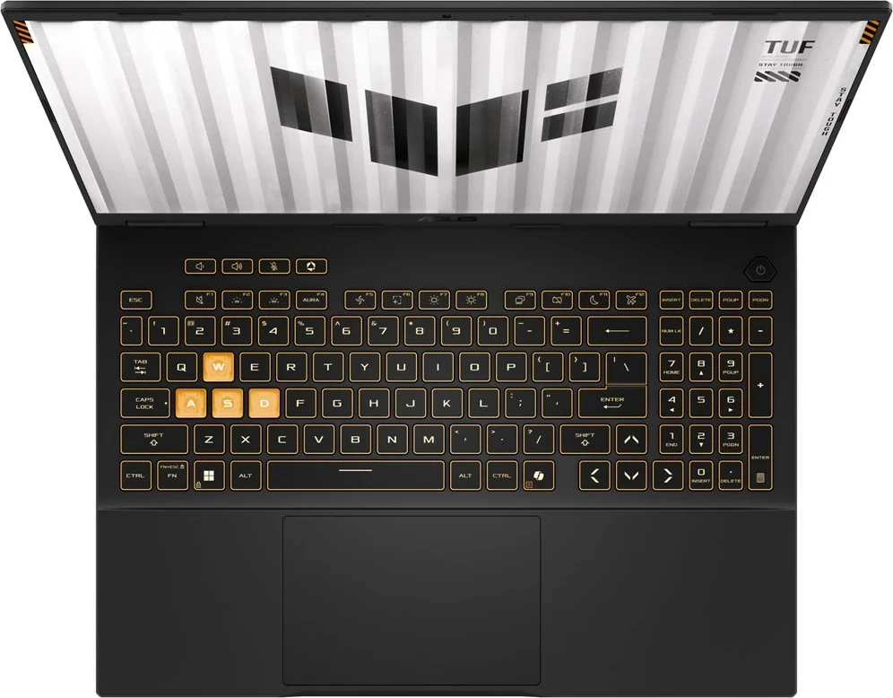 Laptop gaming ASUS TUF Gaming F16 FX608JMR-I7161, 16", Intel Core i7-14650HX, 16 GB RAM, 1 TB SSD, NVIDIA RTX 5060, Zi/Gri