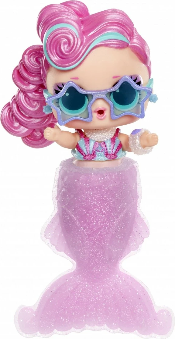Kukull surprizë L.O.L. Surprise Mermaids, MGA, 510604-EUC, me bisht që ndryshon ngjyrë