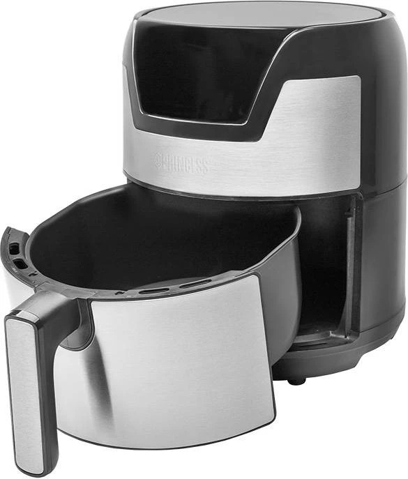 Fritezë ajri Princess XXL 4.5 L, 1500 W, 8 programe, Inox