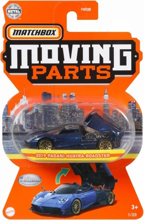 Makina lodër Matchbox Action Cars 1:64, metal, për koleksionistë dhe fëmijë, ngjyra të ndryshme