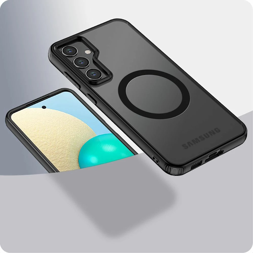 Mbështjellës Tech-Protect MagMat për Samsung Galaxy A55 5G, MagSafe, i zi mat