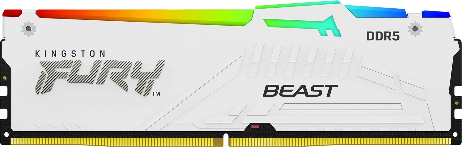 RAM Memorje Kingston FURY Beast 32GB 6000MT/s DDR5 CL36 RGB Bardhë