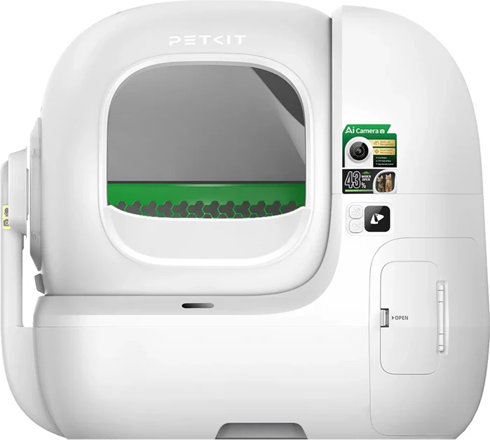 Kuti rëre automatike Petkit Purobot Max Pro 2 (P9904) 76L, kamerë AI 1080p, Wi‑Fi, vetëpastruese, e bardhë
