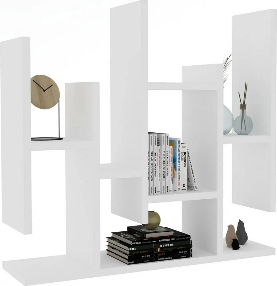 Raft muri Hanah Home, dizajn lule, ngjyrë e bardhë