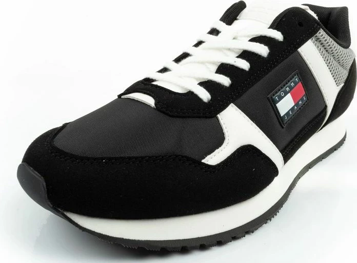 Atlete meshkuj Tommy Hilfiger TJM Runner Casual, të zeza [Madhësia: 41]