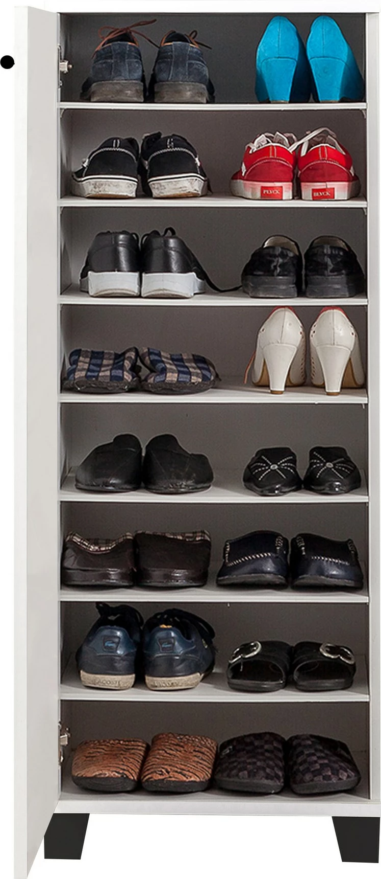 Dollap këpucësh Hanah Home, Filinta Cats, i bardhë