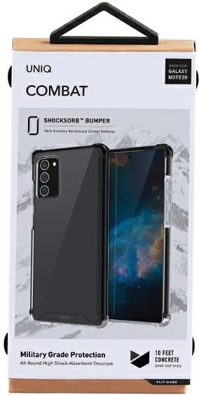 Mbështjellës UNIQ Combat për Samsung Galaxy Note 20, zi