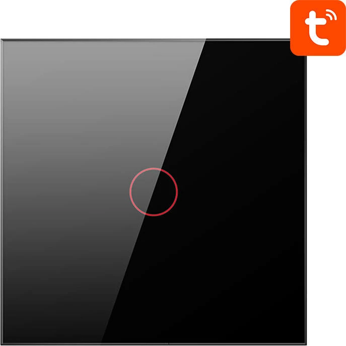 Kasë ndriçimi inteligjente Avatto ZTS02-EU-B1, 1 buton, ZigBee, e zezë