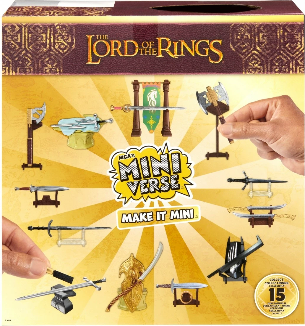Set figurina mini Lord of the Rings MGA Miniverse, surprizë