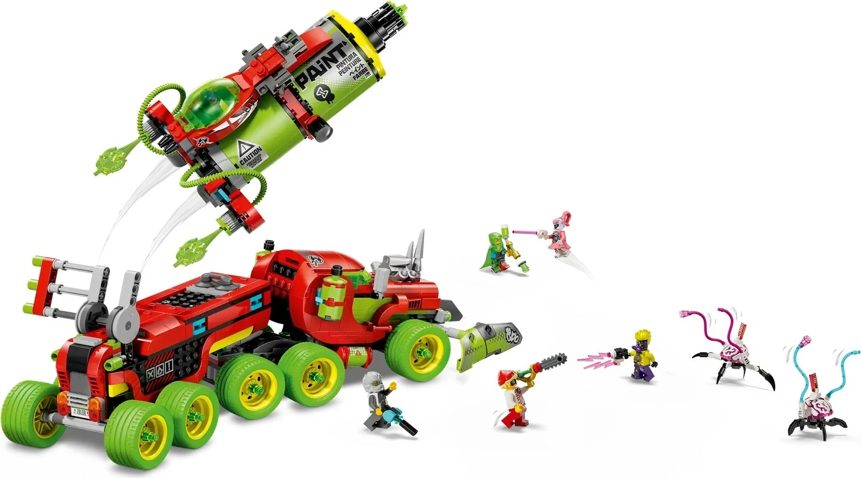 Set LEGO DREAMZZZ Mateo's Spray Paint Truck 71499, 5 minifigura, për fëmijë 9+