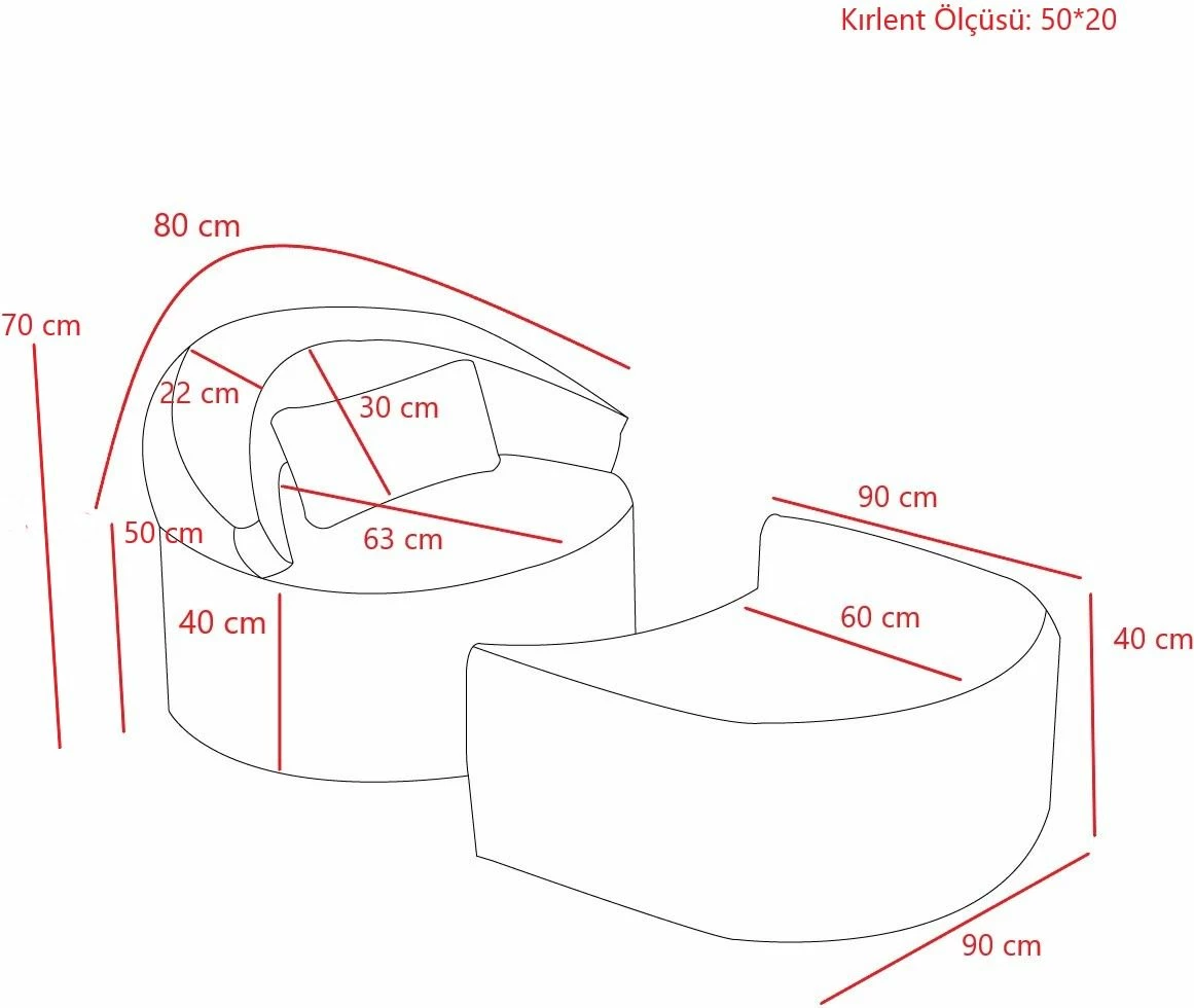 Krevat-karrige një vendës, Pitta, ngjyrë antracit, Atelier del Sofa