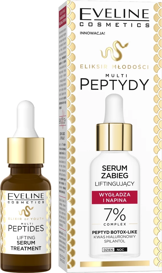 Serum lifting për fytyrë Eveline Cosmetics Eliksir Młodości për femra, 18ml