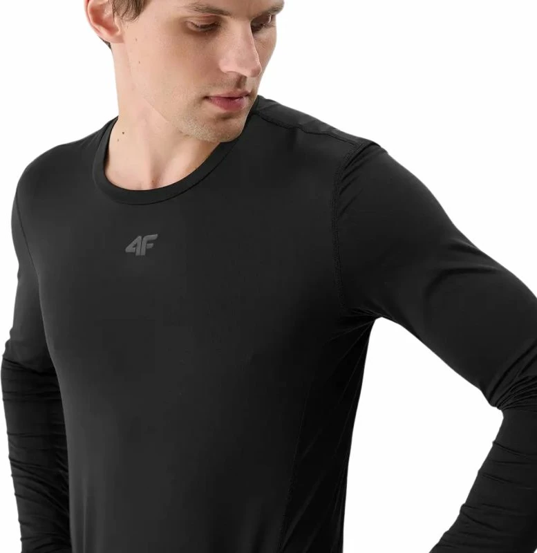 Maicë me mëngë të gjata për meshkuj 4F, e zezë