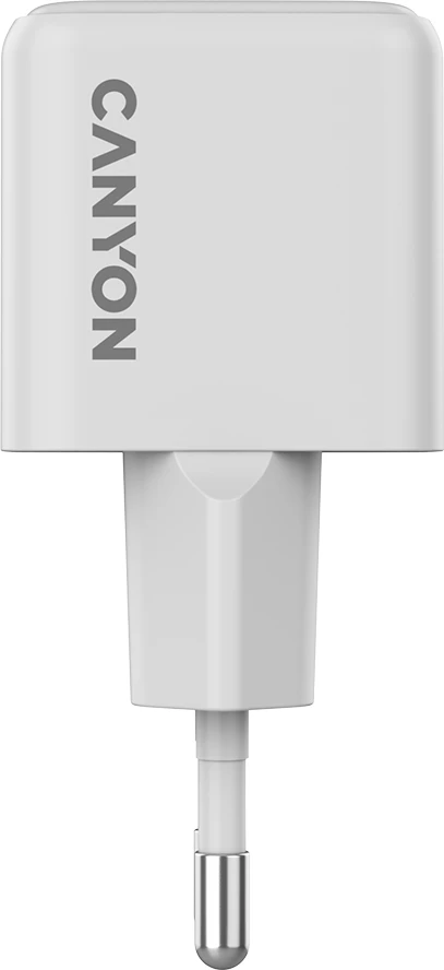 Karikues CANYON CU20AC GaN 20W, 1x USB-C PD, prizë EU, i bardhë