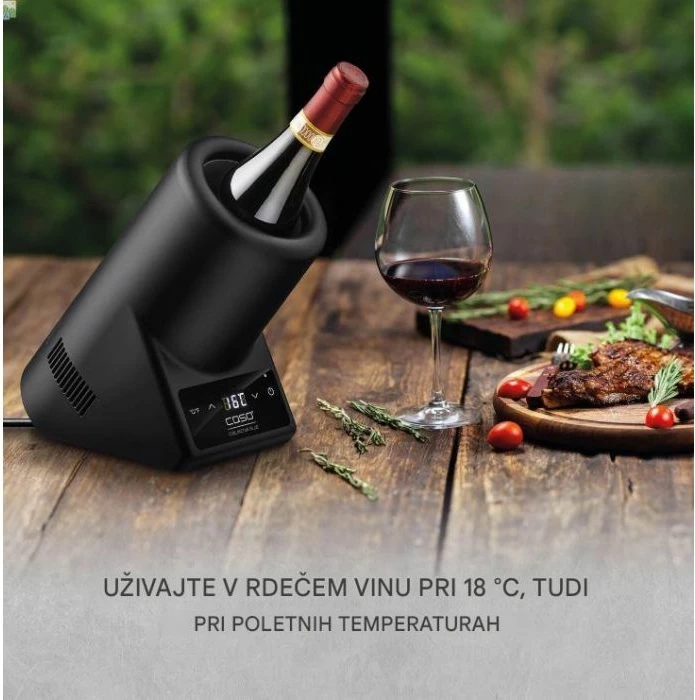 Ftohës vere tavoline CASO VinoCase 615 1 shishe 5-18°C zi mat