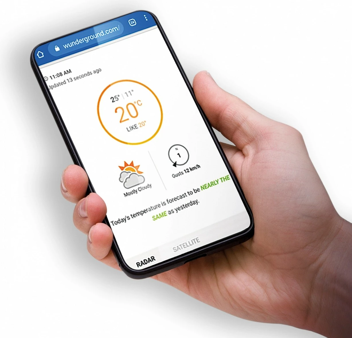 Stacion meteo Sencor SWS 12500 me WiFi, LCD 21.4cm, i zi, shumëngjyrësh