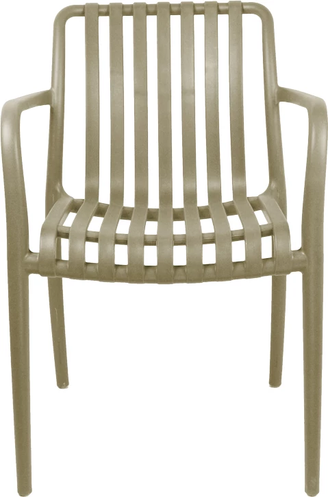 Karrige për kopsht Zoi pp, ngjyrë kapuçino, 58.5x54x80cm