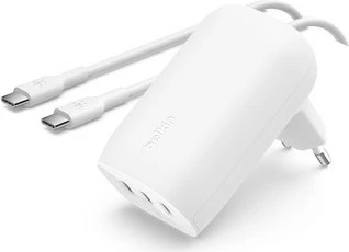 Karikues Belkin WCC002VFWH, 67W, 3 porta USB Type-C, i bardhë