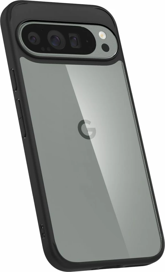 Mbështjellës Spigen Ultra Hybrid për Google Pixel 9 Pro XL, i zi