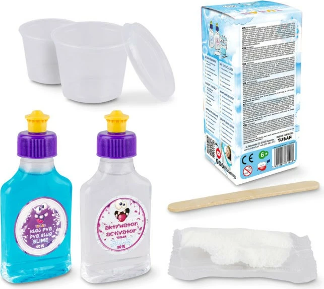 Set slime TUBAN Cloud Slime, TU3142, për fëmijë, kaltër