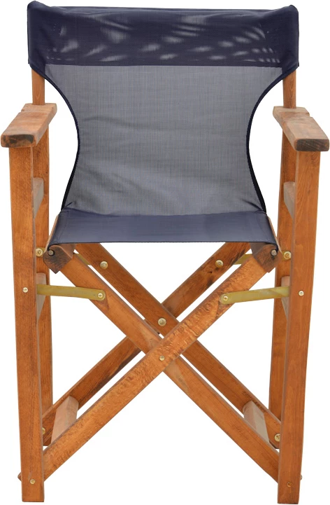 Karrige regjisori, dru ahu i fortë, ngjyrë arre - pëlhurë e zezë Nexus