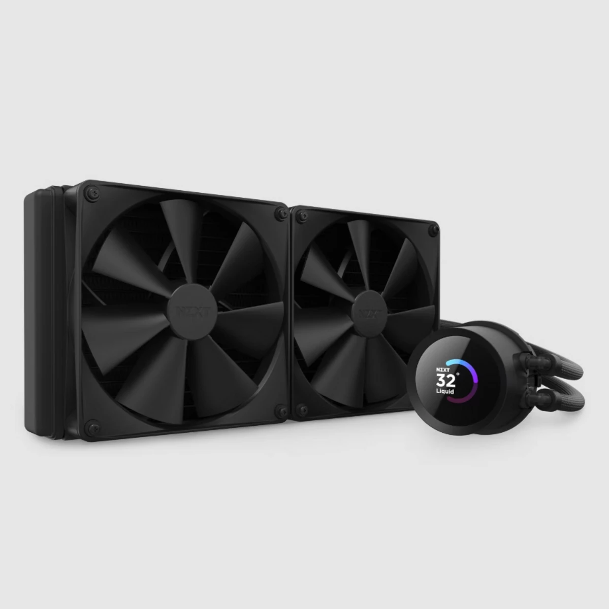 Ftohës me ujë për CPU, NZXT Kraken 280 RL-KN280-B1, radiator 280 mm, 2x 140 mm, e zezë