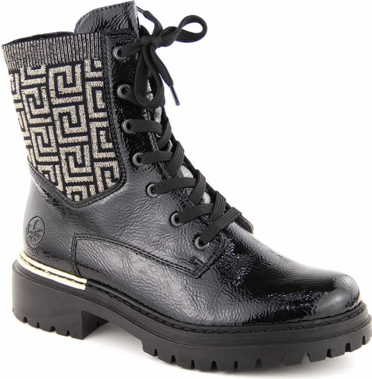 Çizme për femra Rieker, të zeza