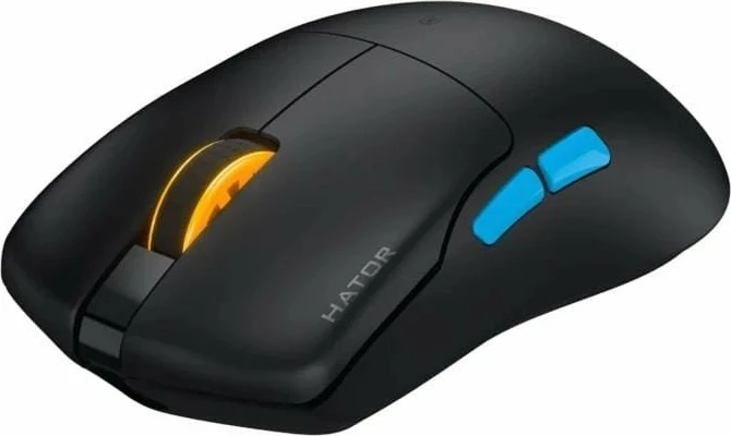 Maus gaming Hator Pulsar 3 Pro HTM640, 30000 DPI, PAW3950, 2.4GHz/Bluetooth/USB, 65 g, i zi