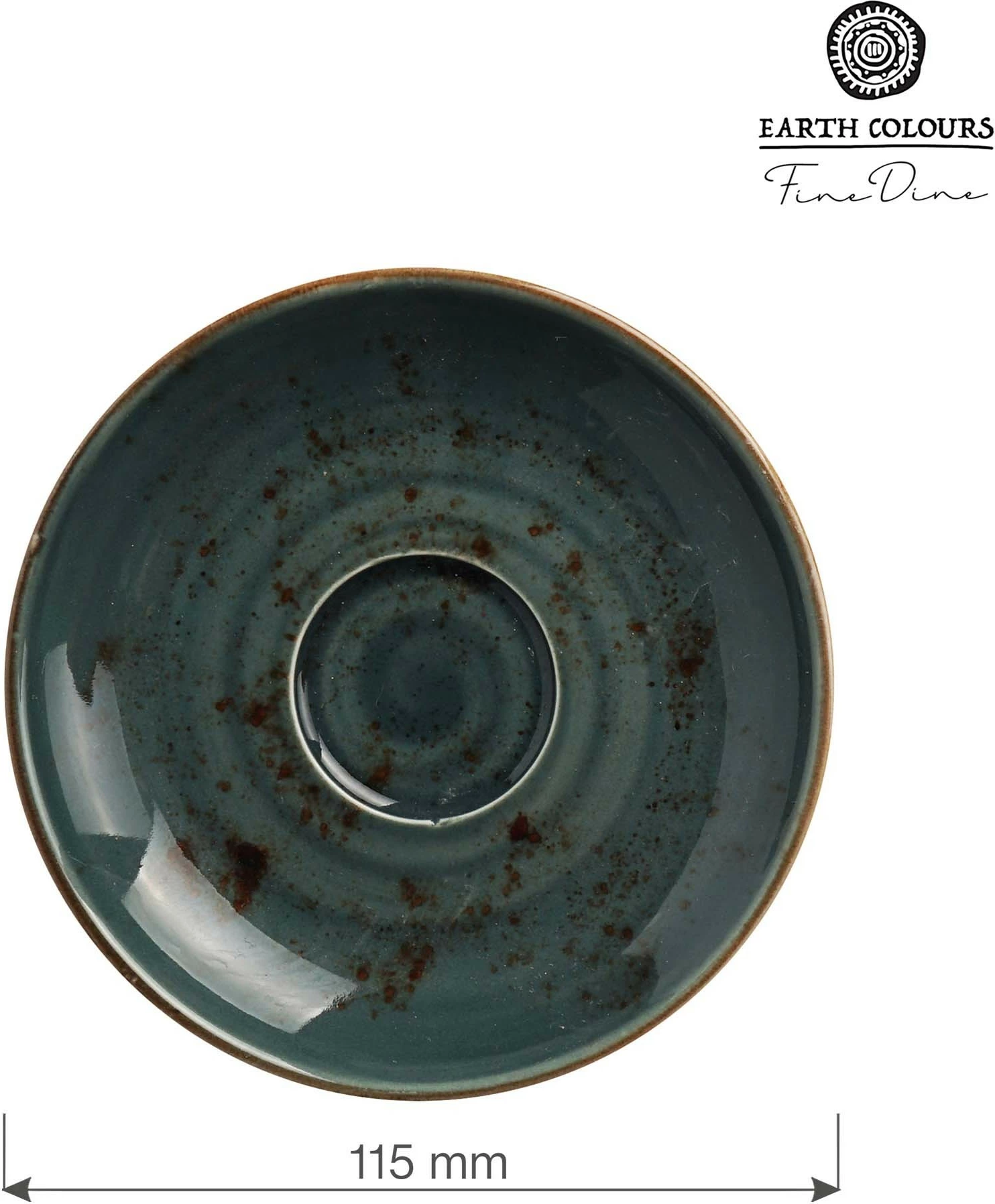 Nënfilxhan ekspresi Fine Dine Arando 115 mm, gri, set 6 copë