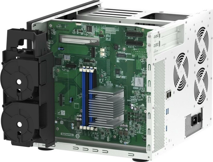 NAS server QNAP TS-1655-8G, Intel Atom C5125, 8 GB RAM, 16 slote, Tower, E zezë