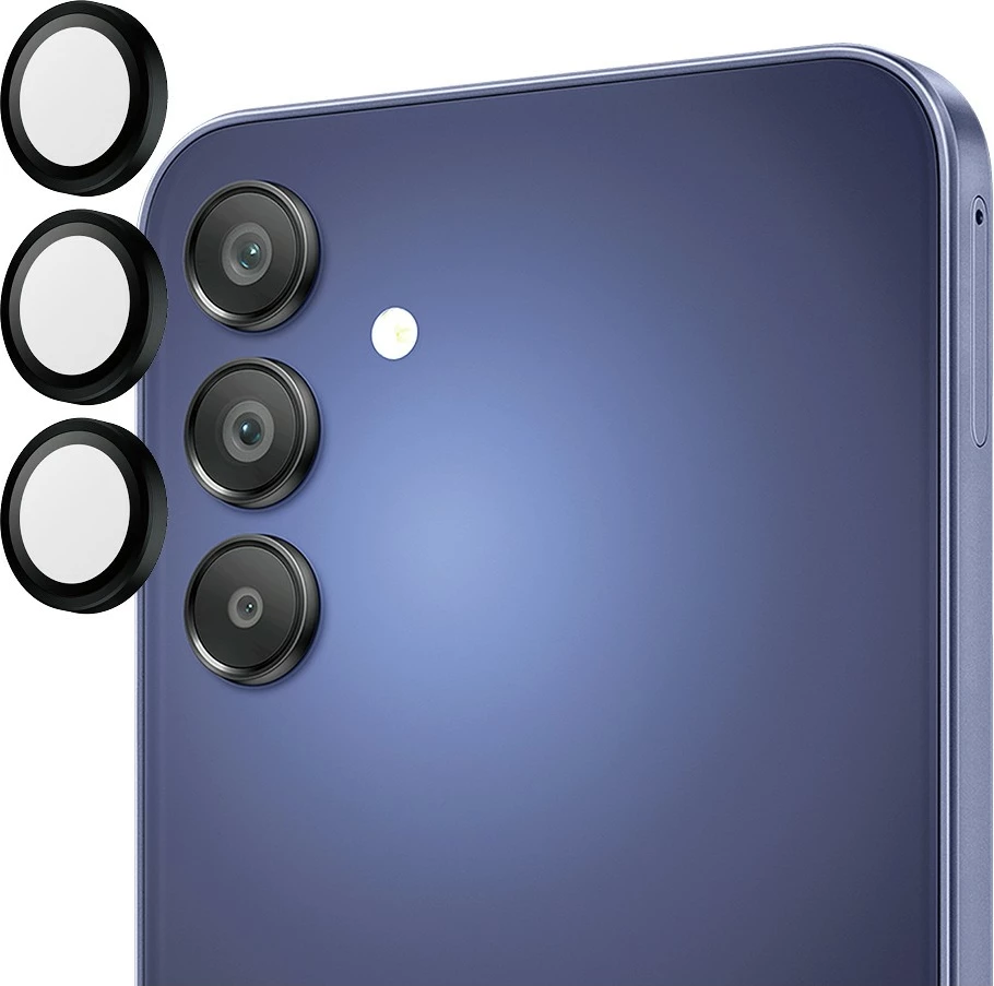 Mbështjellës lente PanzerGlass Samsung A16, i zi