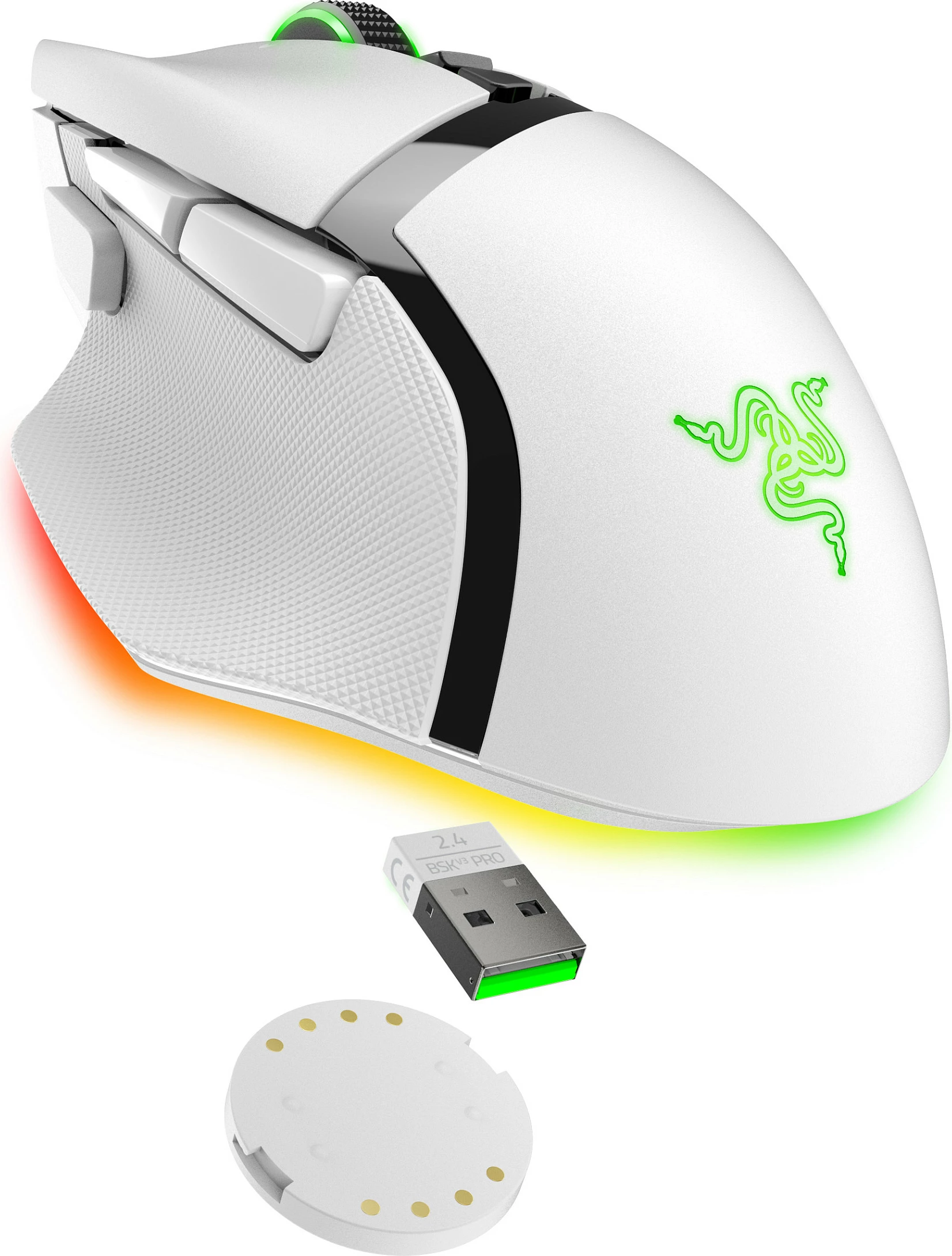 Maus Razer Basilisk V3 Pro wei wireless RGB