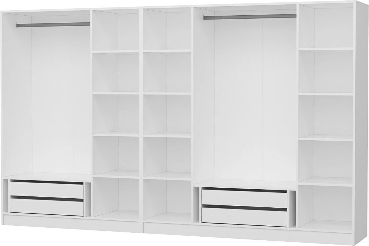 Dollap Skye Decor, ngjyrë e bardhë, Kale Mebran, 4777