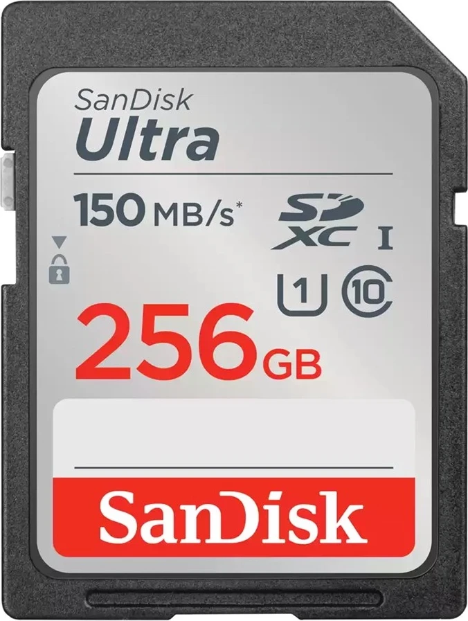 Kartë memorie SanDisk Ultra SDXC 256GB, 150MB/s, e bardhë