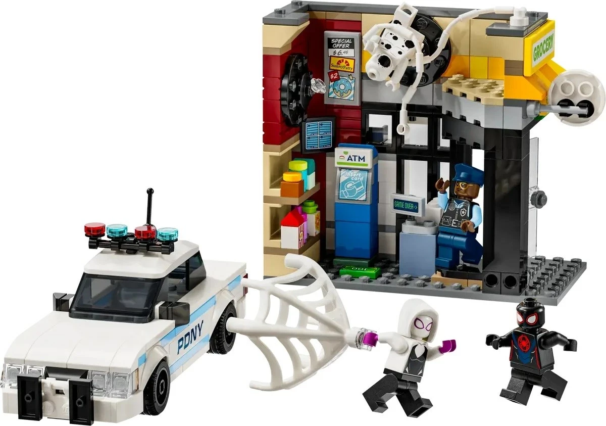 Set LEGO Marvel 76311 Miles Morales vs. The Spot