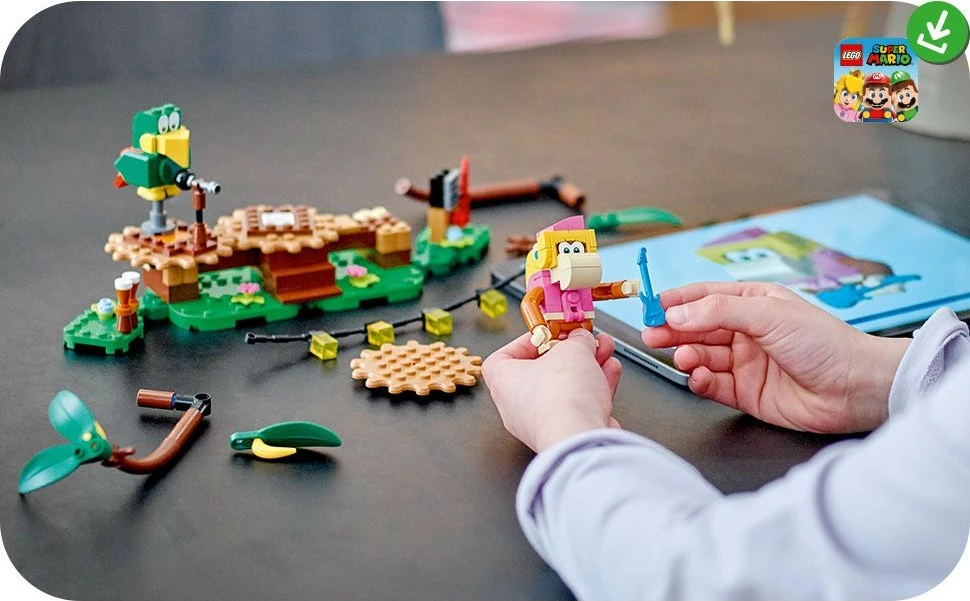 Set ndërtimi LEGO Dixie Kong's Jungle Jam, 174 pjesë, shumëngjyrëshe