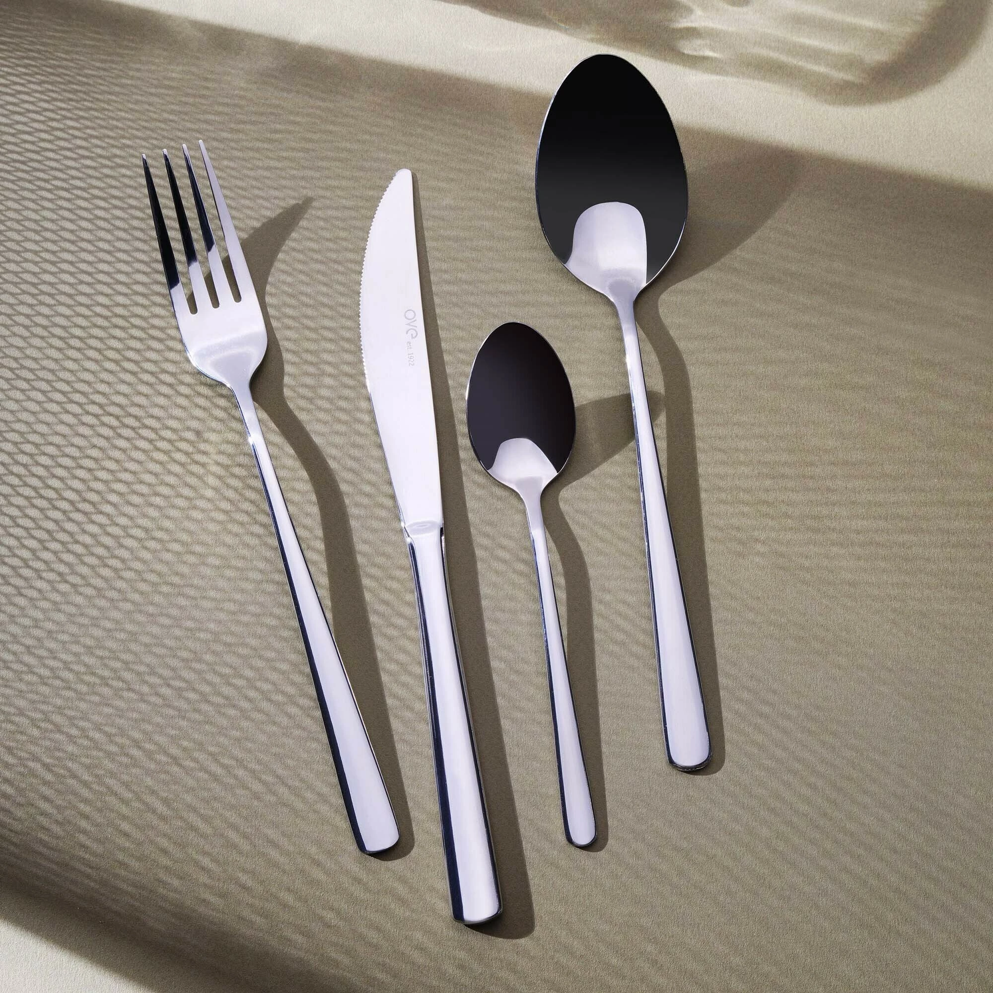 Pirun për ëmbëlsira OVE Fjord 145 mm, inoks 18/0, set 12 copë, argjendtë