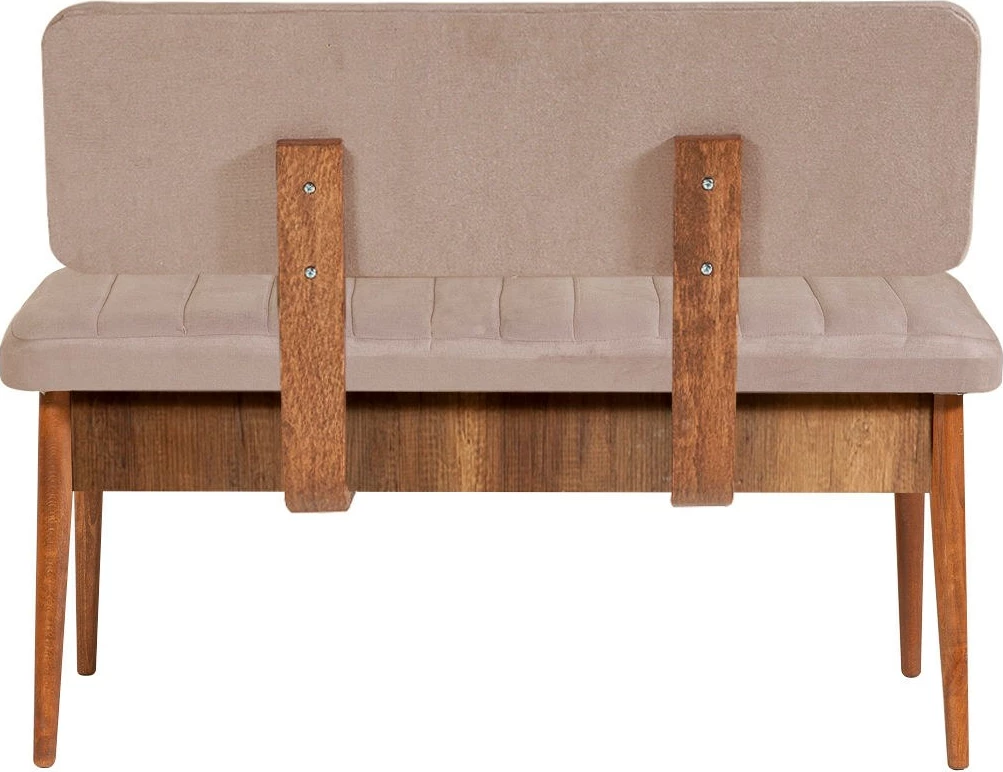 Set tavoline me karrige për ngrënie, i zgjatshëm, Hanah Home, ngjyrë arre dhe gur, 5 pjesë