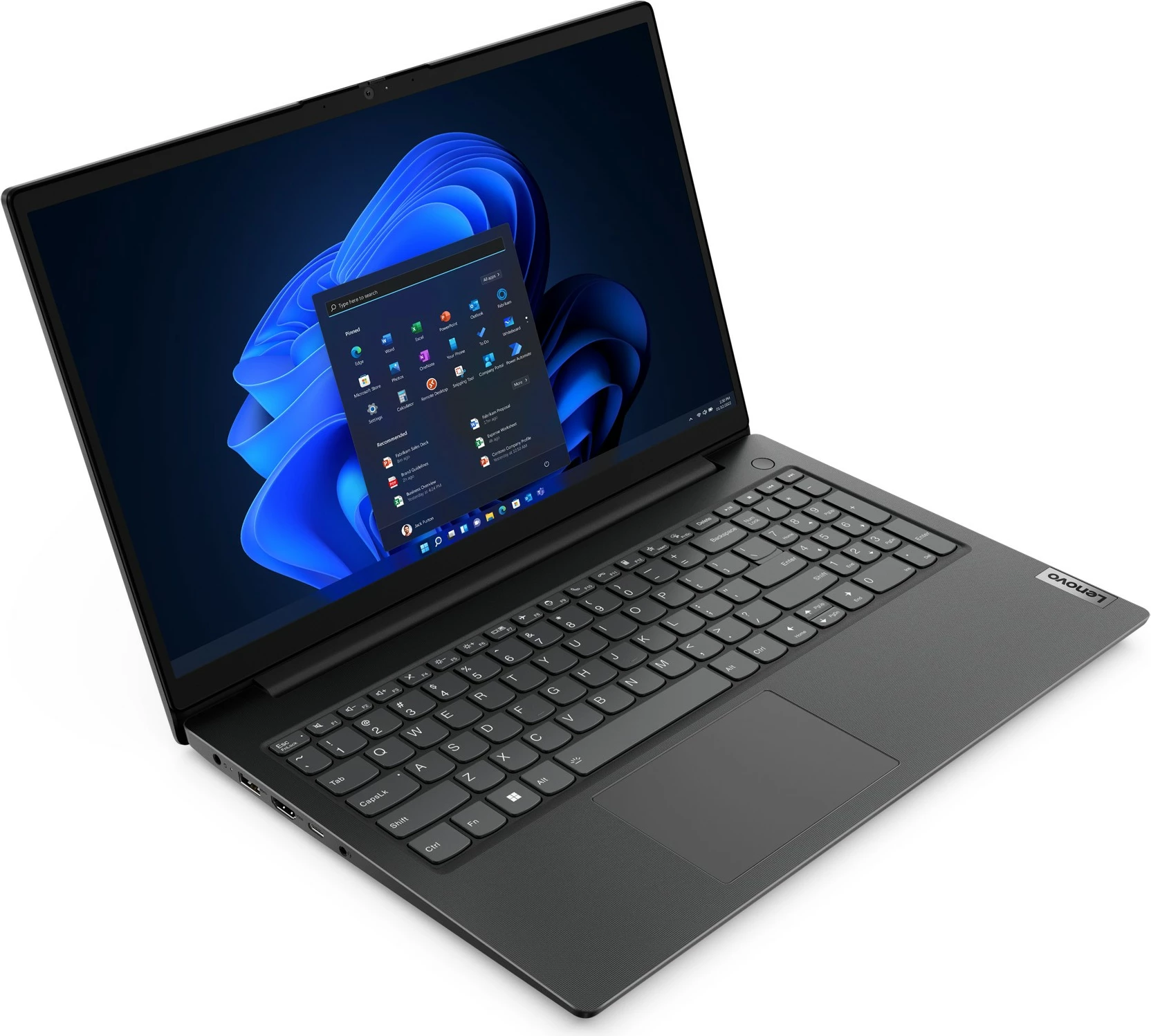 Laptop Lenovo V V15, 15.6", Intel Core i3, 8GB RAM, 512GB SSD, Intel® UHD Graphics, i zi (DE keyboard)