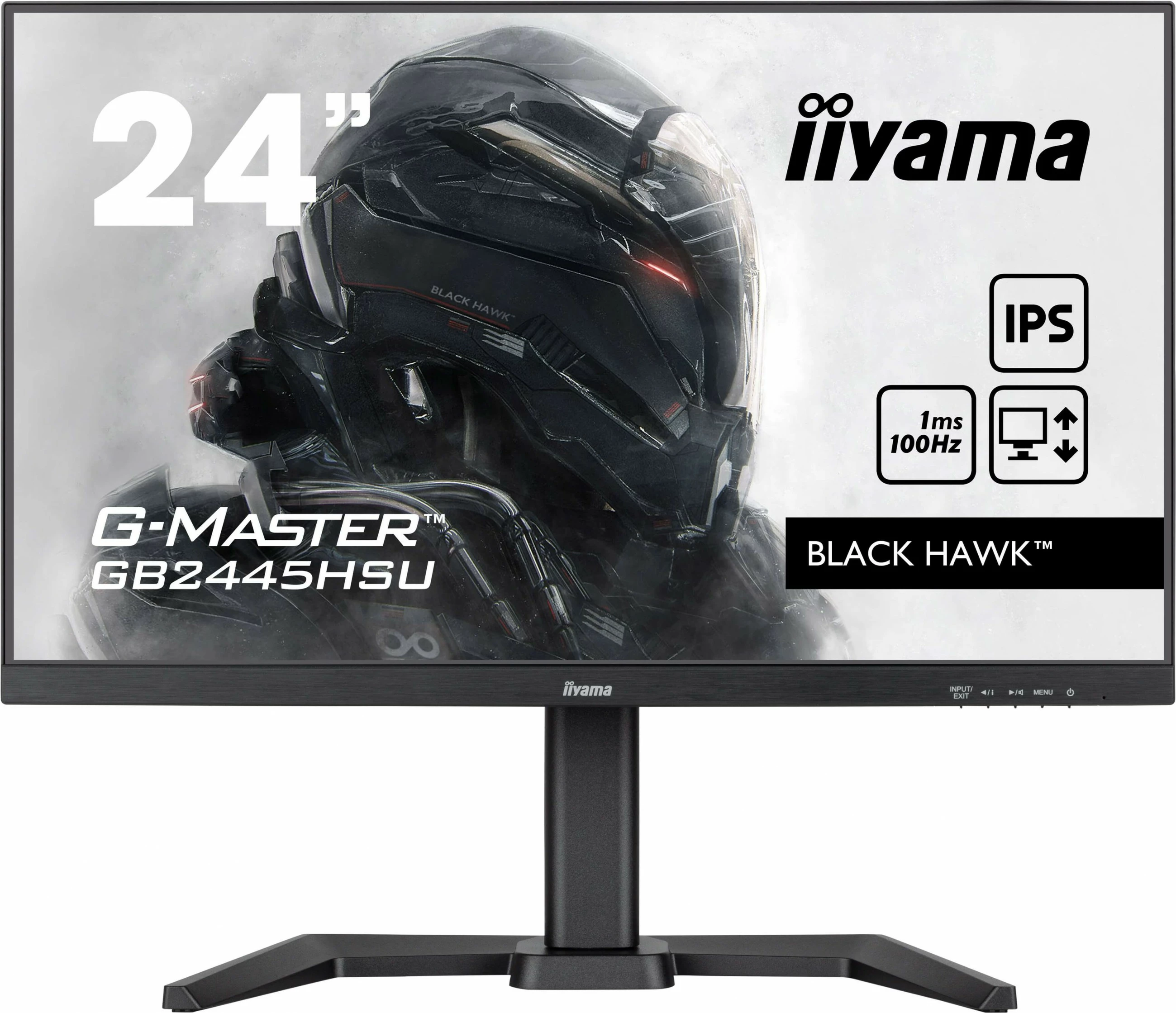Monitor iiyama G-MASTER GB2445HSU-B2, 23.8", Full HD, LED, 1ms, i zi