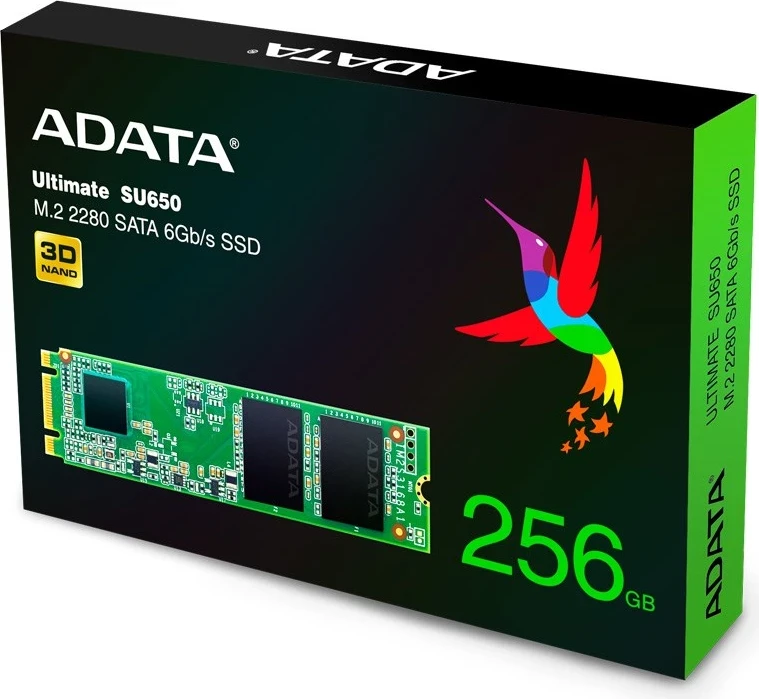 Disk SSD ADATA Ultimate SU650 M.2, Serial ATA III, 256GB 
