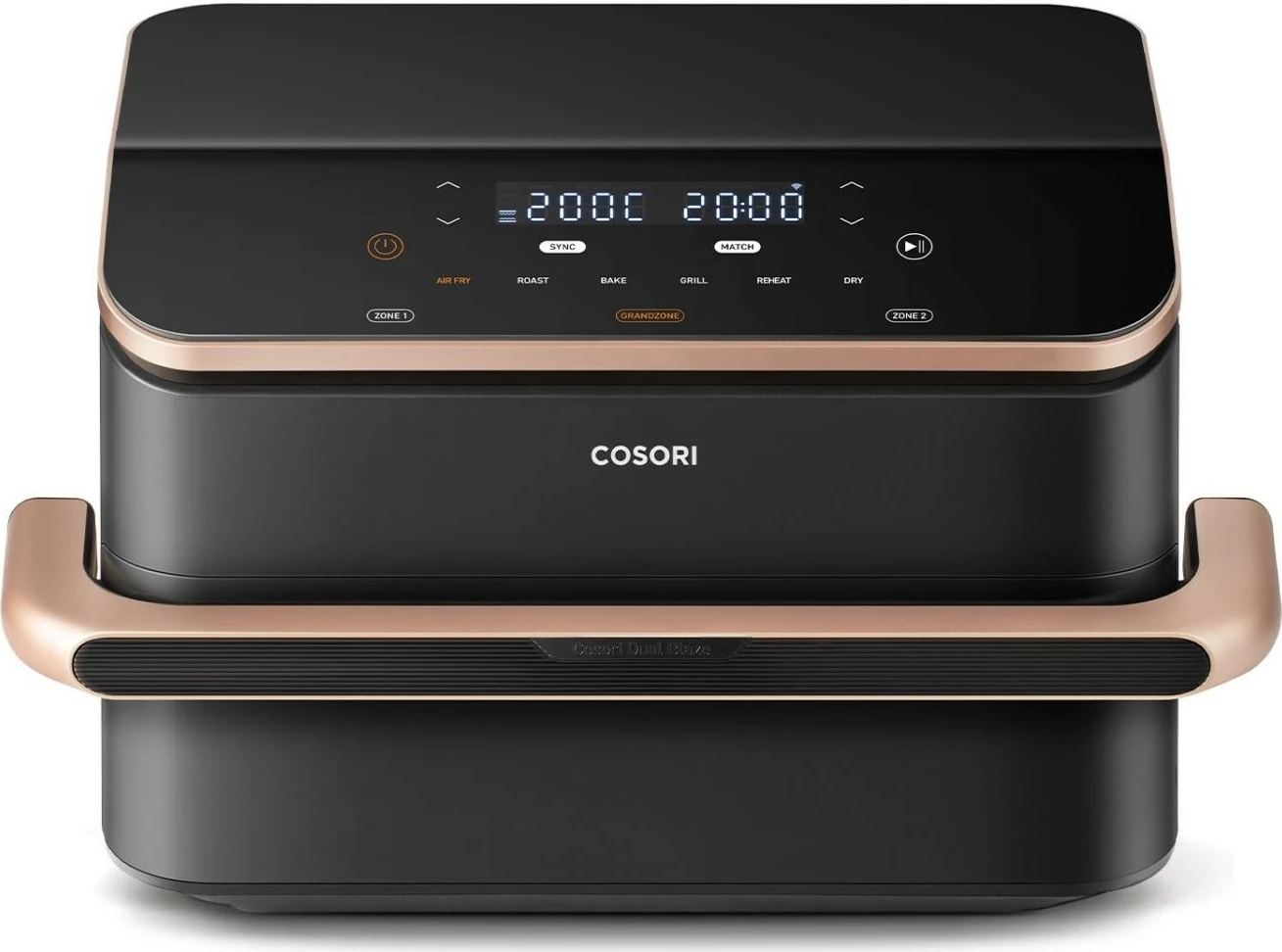 Frytkownicë Cosori CAF-TF101S-AEUR Dual Blaze TwinFry, 10L, e zezë