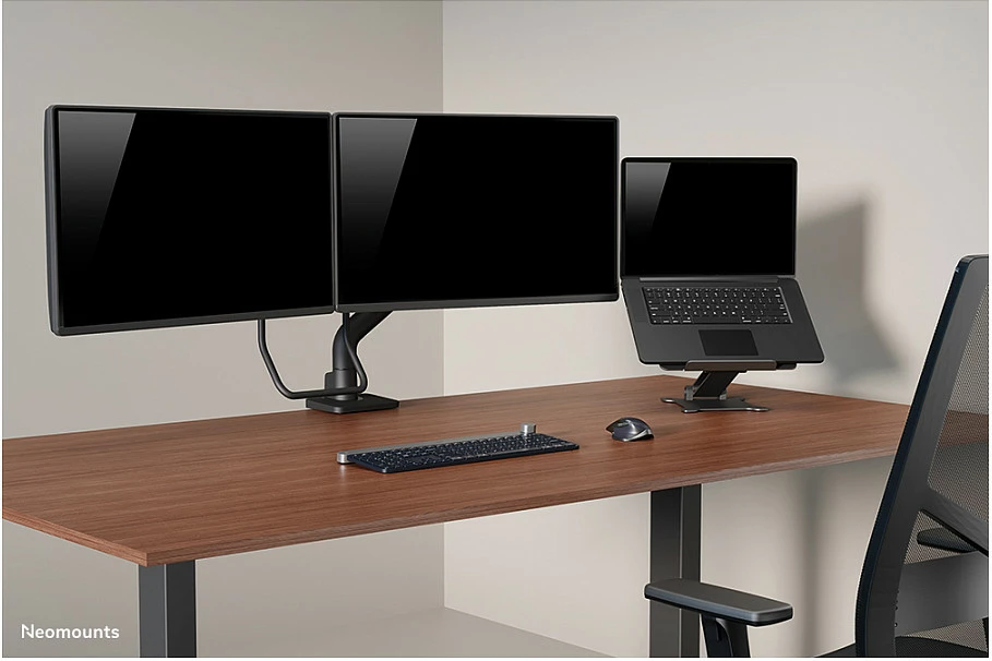 Mbajtës laptopi Newstar Neomounts DS20-740BL1, alumini, i zi, 11-15 inç