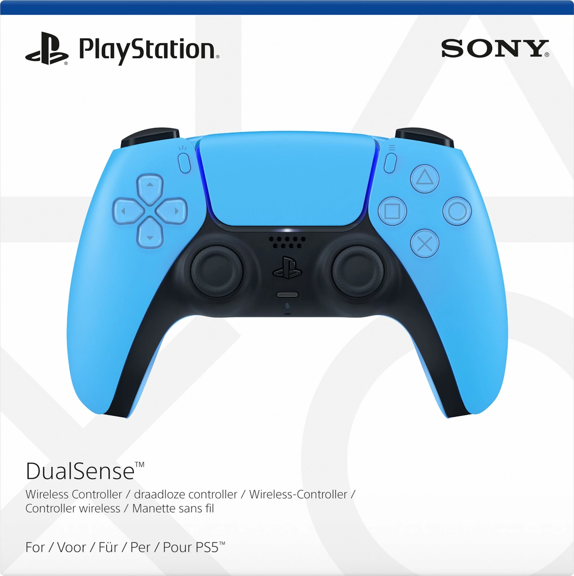 Gamepad SONY DualSense PS5, wireless, Starlight Blue