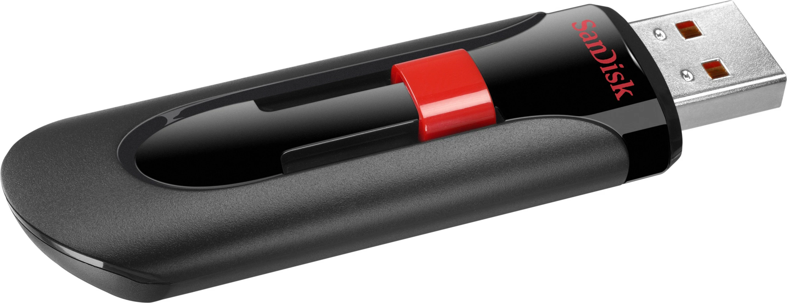 USB stick SanDisk Cruzer Glide 64GB, USB 2.0, zi/kuqe